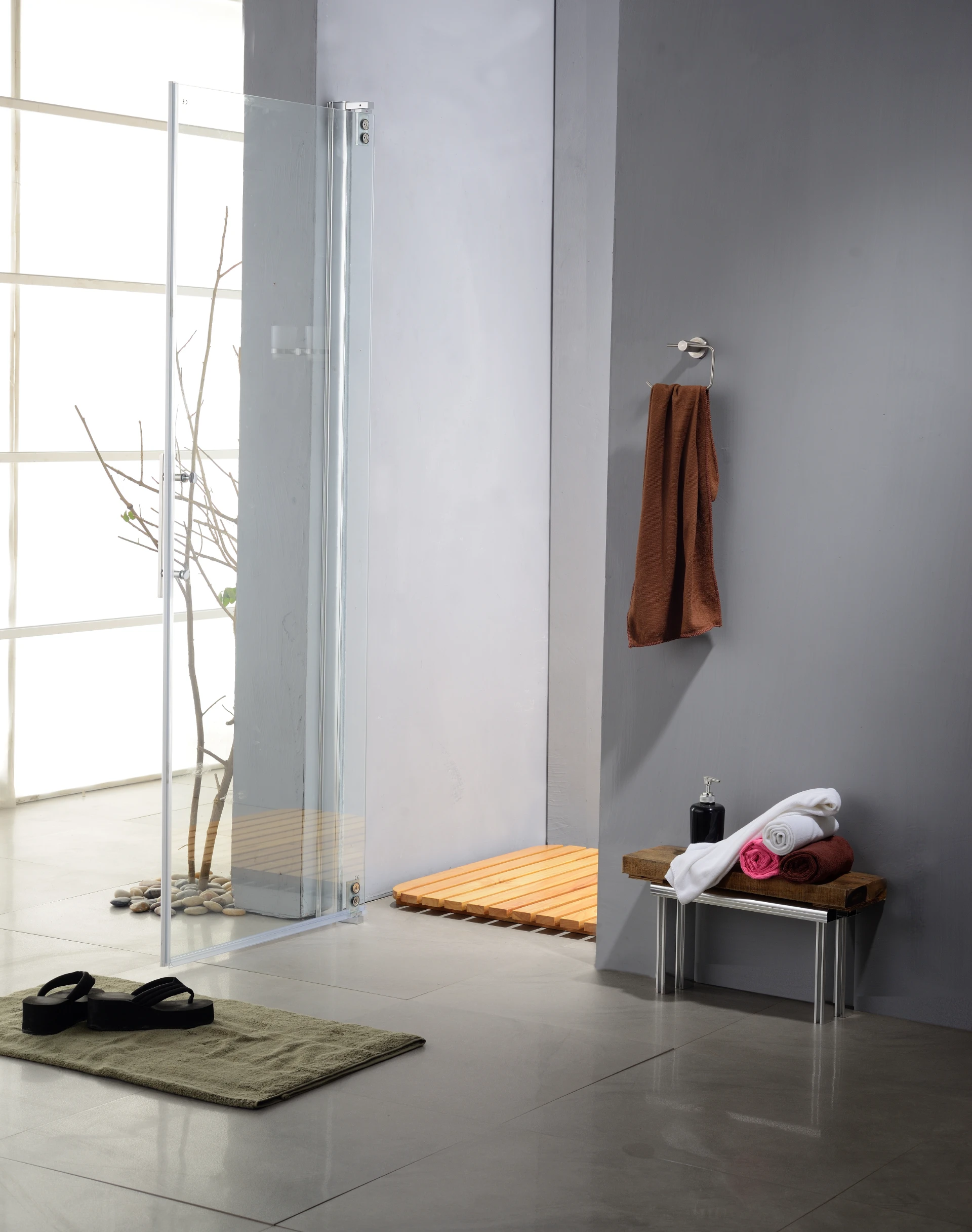 Tempered Design Luxe Shower Door Glass Shower Bathroom Toughened Glass Shower Door