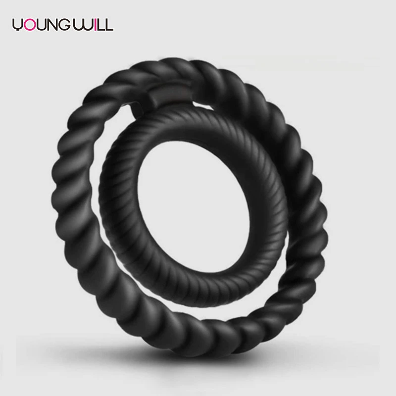 Double Ring Silicone Cock Ring