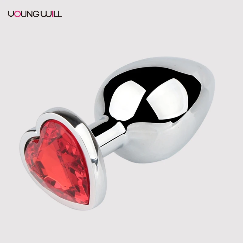 Heart Shaped Metal Butt Plug