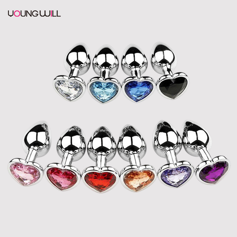 Heart Shaped Metal Butt Plug