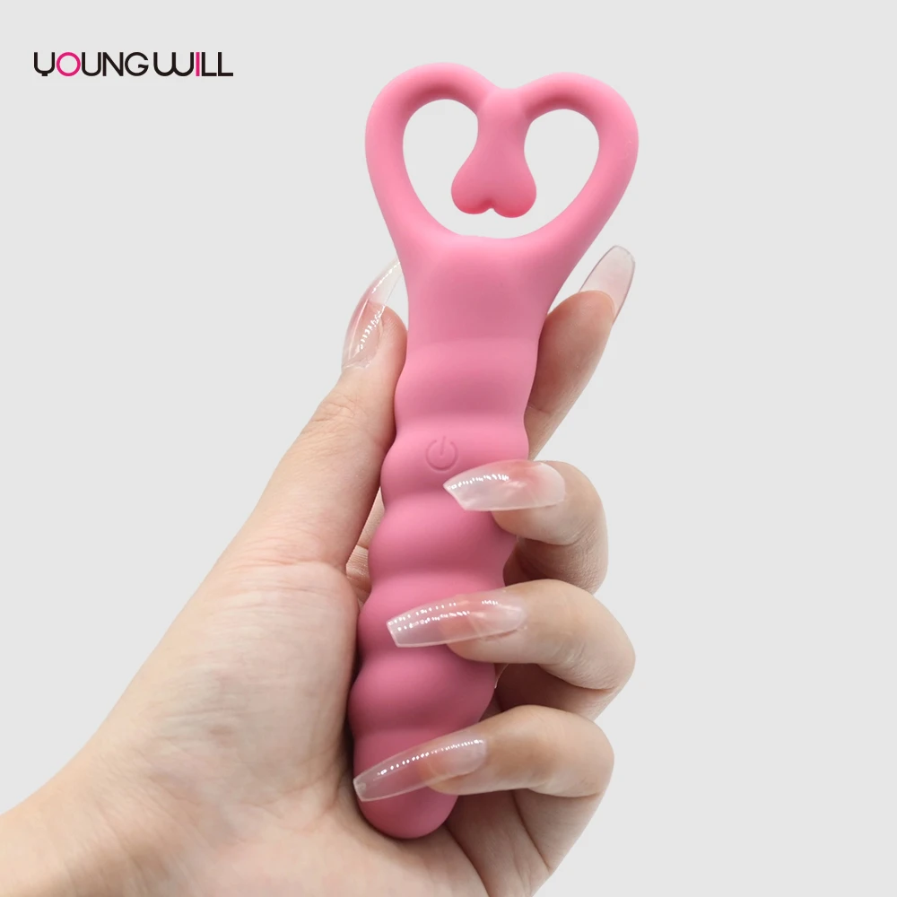 Heart Textured Bullet Vibrator