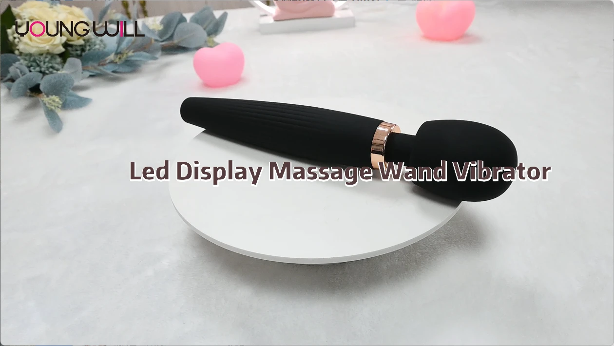 Led Display Massage Wand Vibrator