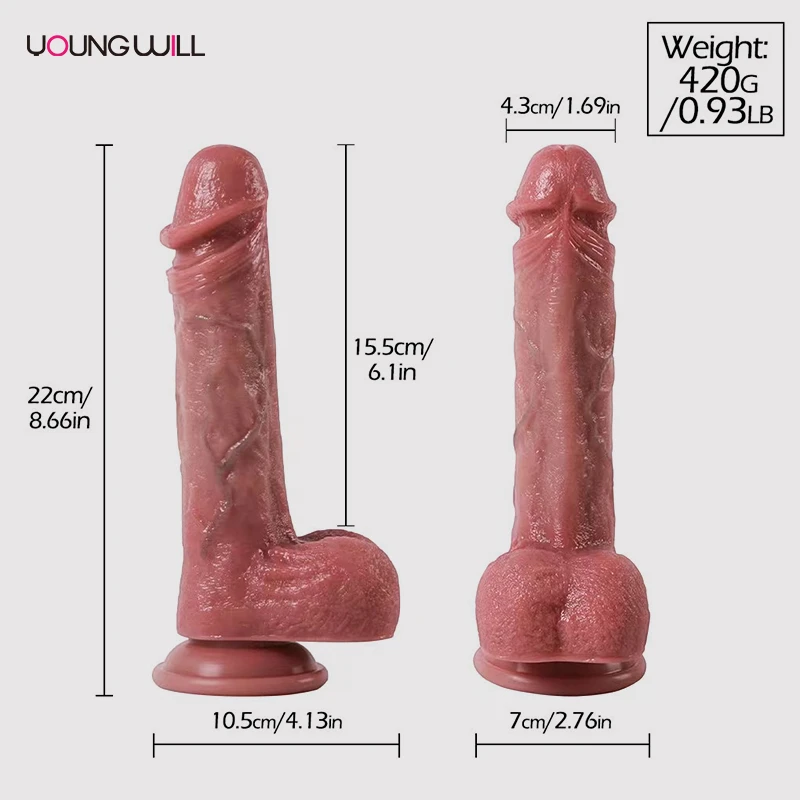 Lifelike Barton Classic Realistic Dildo 8.7''