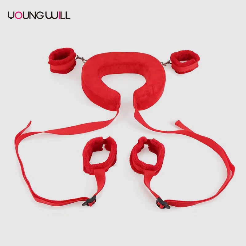 Plush Sex Position Restraint Set with Cuffs