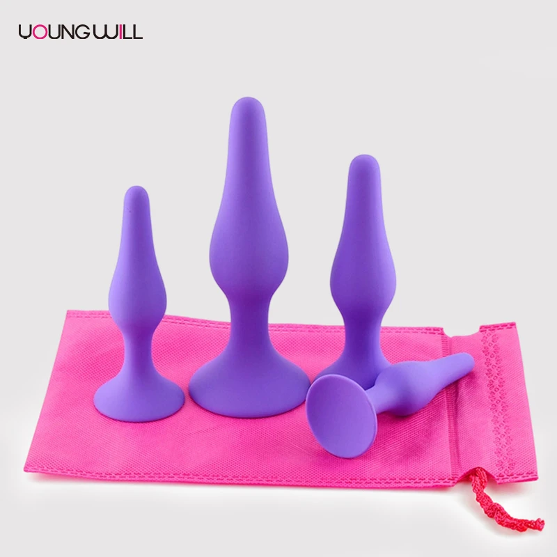 Silicone-Anal-Plug-Four-piece-Set