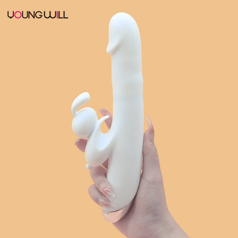 Telescopic Rolling Balls Rabbit Vibrator
