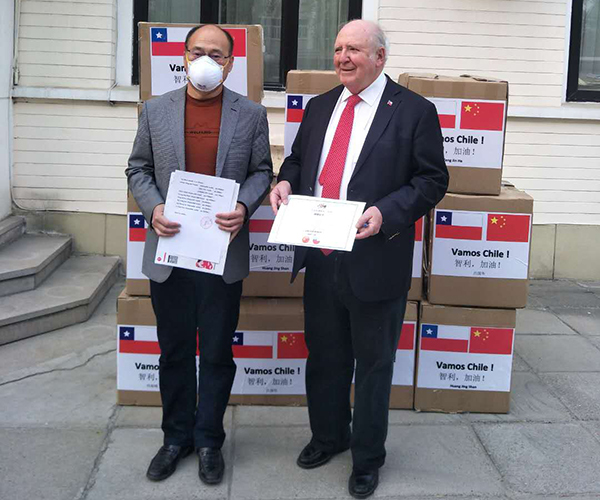 Promotion of Masks in Chile