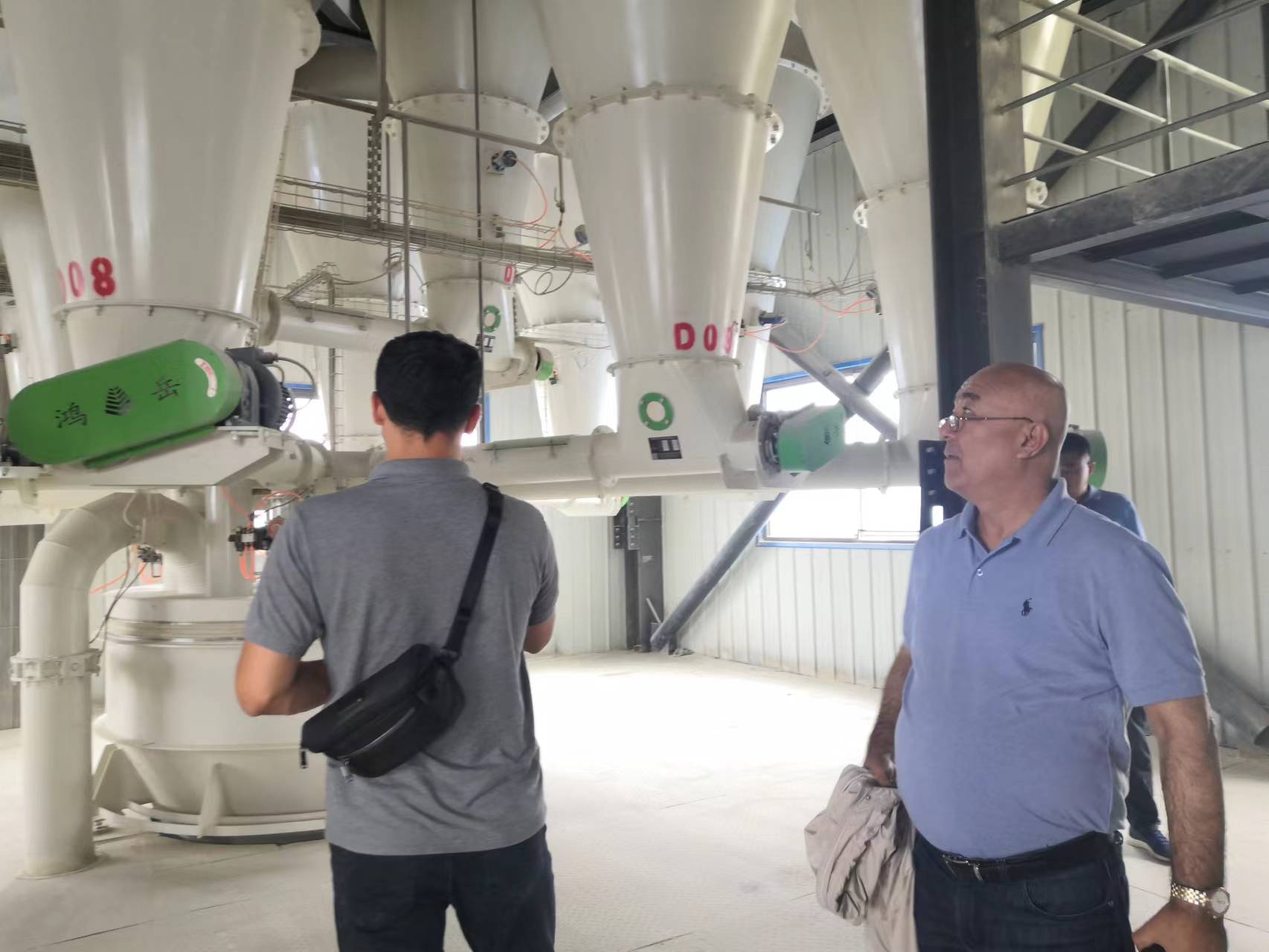 Asia customer visit our feed premix factory