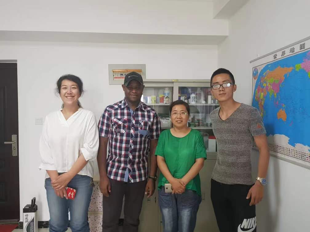 the Africa customer visit our company