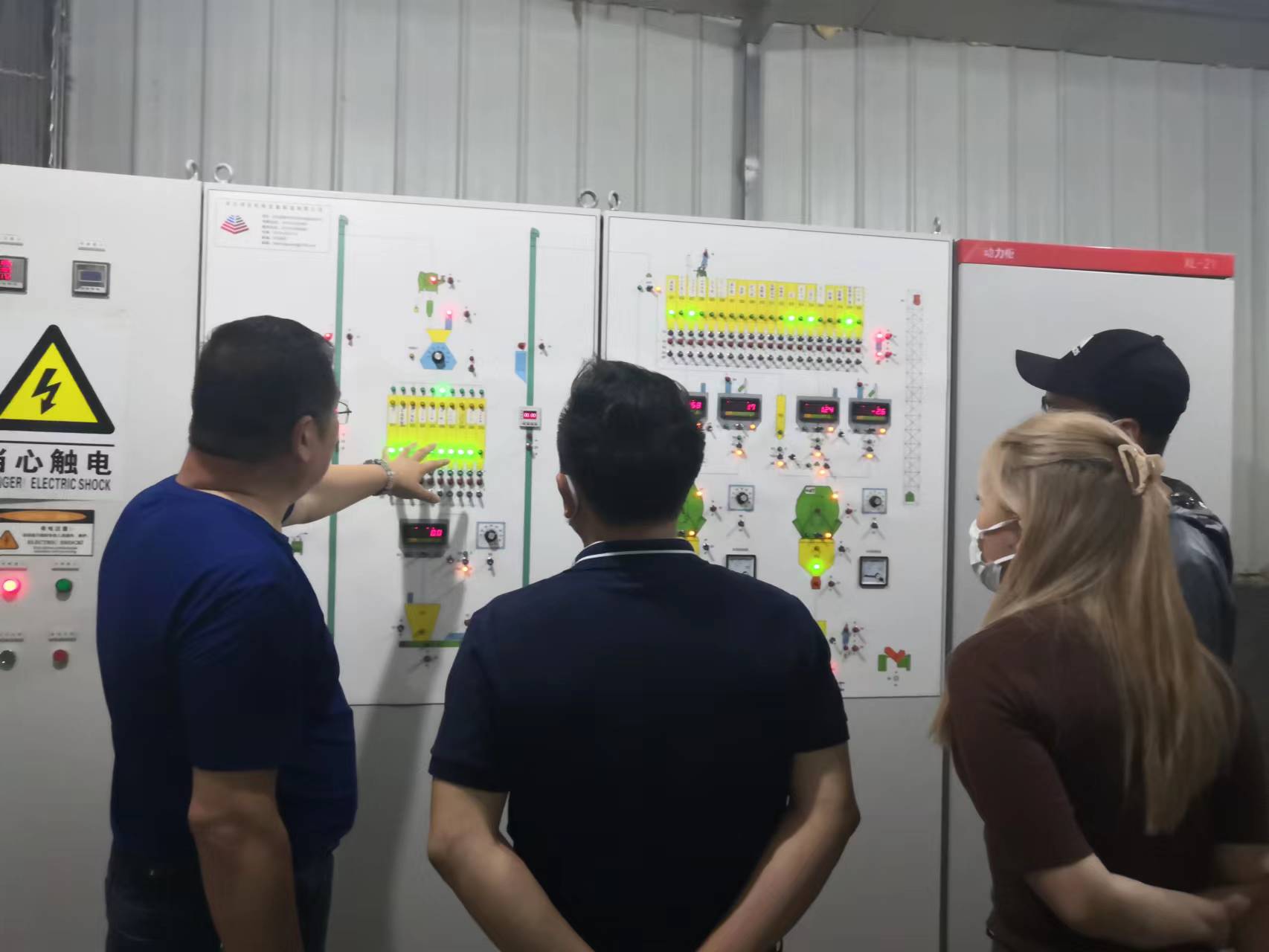 America customer visit our feed premix factory