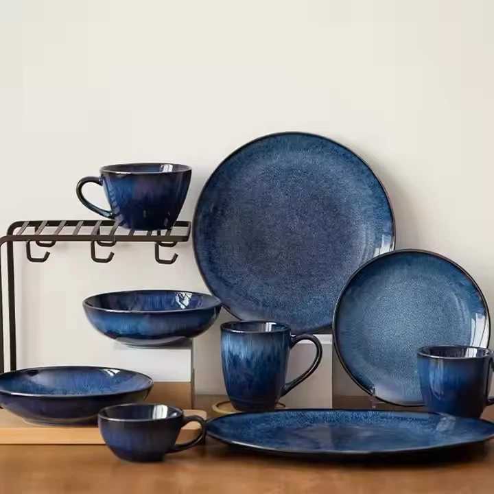 Unique Reactive Glaze Dinner Sets: Where Fire Meets Artistry