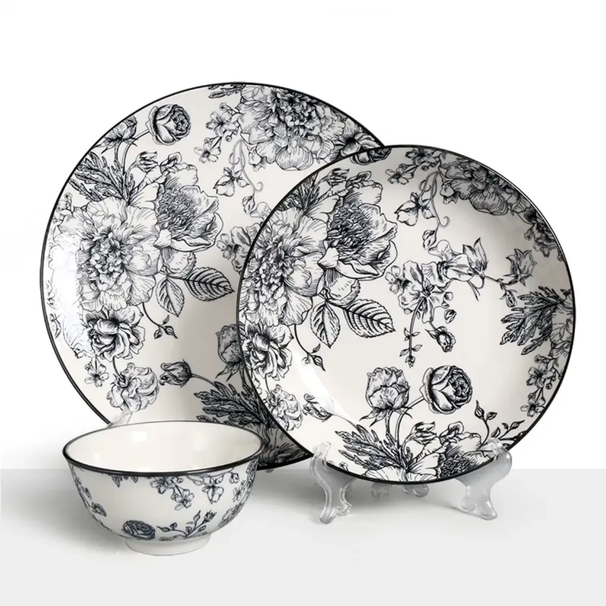 pad print dinner plates