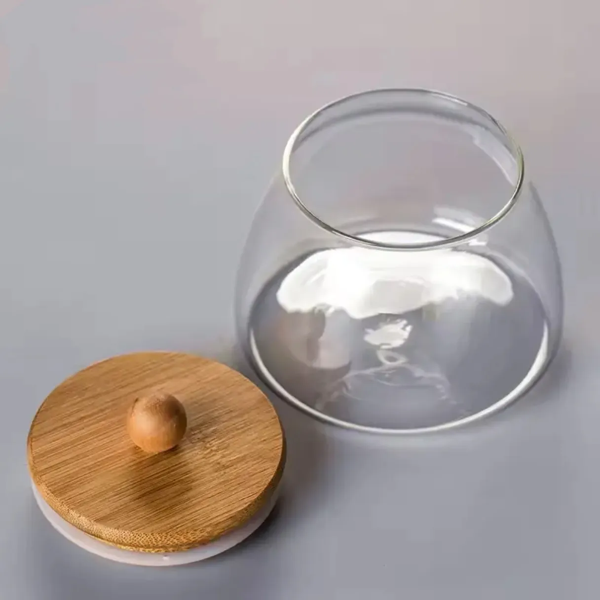 glass storage jar