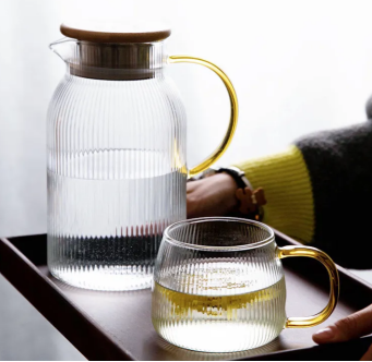 High Borosilicate Material of Glass Cup with Handle High Borosilicate Material of Glass Cup with Handle