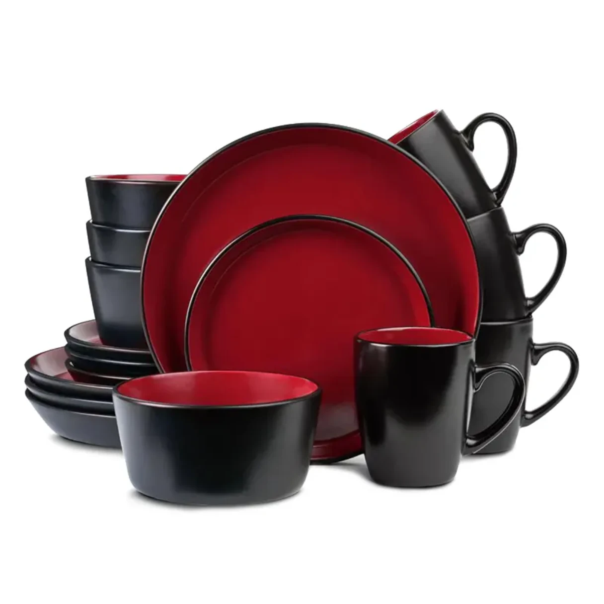 Durability of a High-Quality Black Ceramic Dish Set