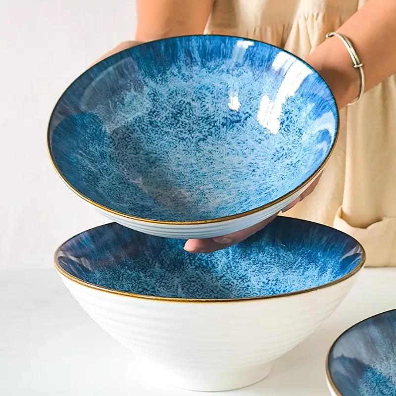 Hosting gatherings with a Stunning Reactive Glaze Plate Set