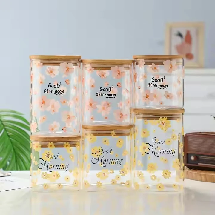 The Rustic Charm of Glass Jars with Wooden Lids