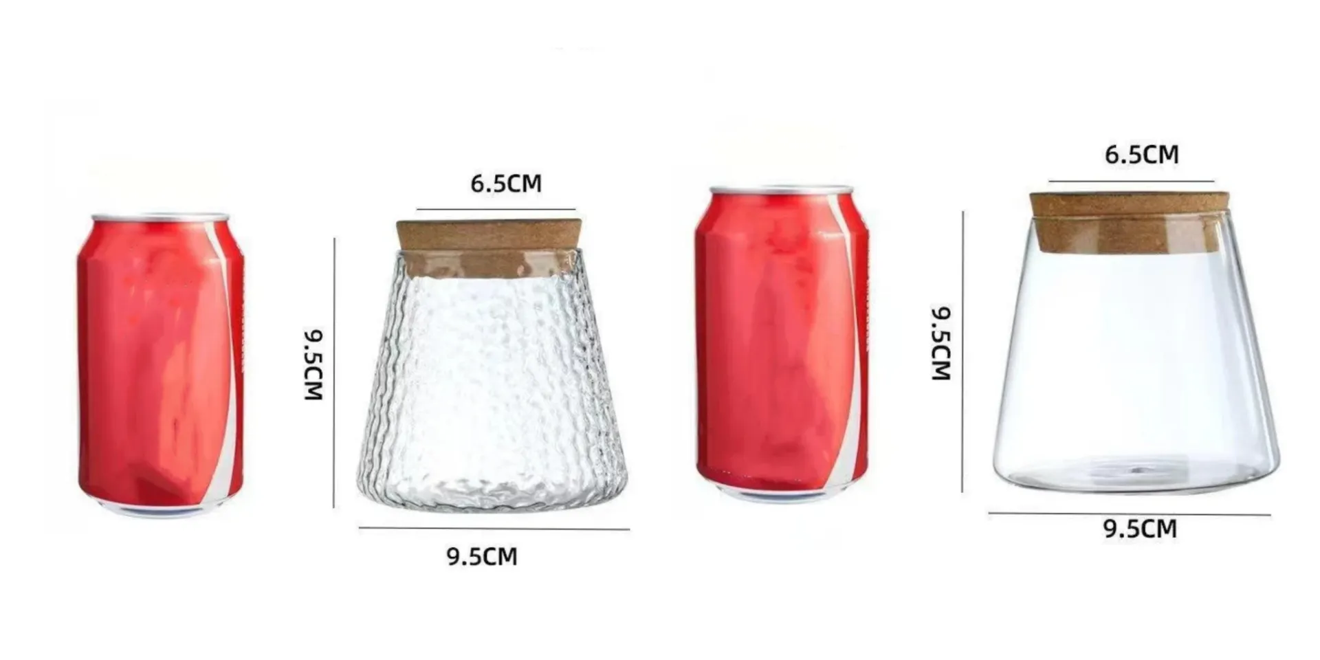 Desktop Borosilicate Glass Terrarium Jar Vase for Home Decoration