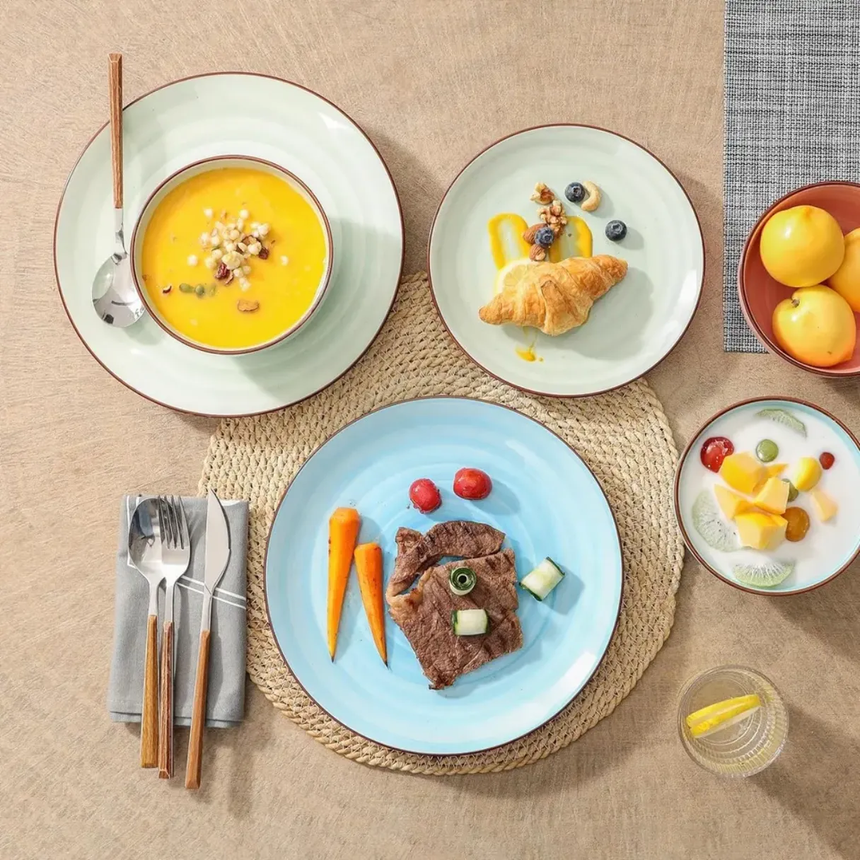 dinner plate decoration