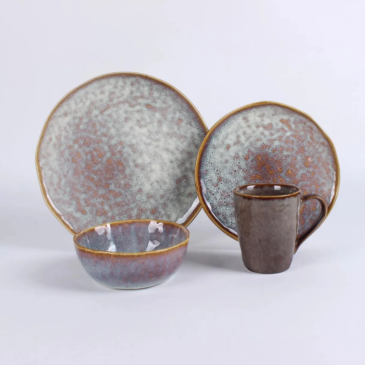 Unique Reactive Glaze Dinner Sets: Where Fire Meets Artistry