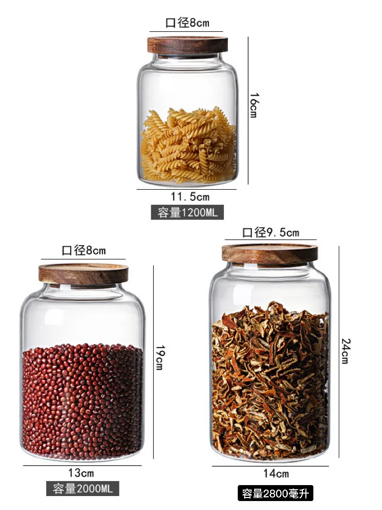 Read More About glass containers with wood lids