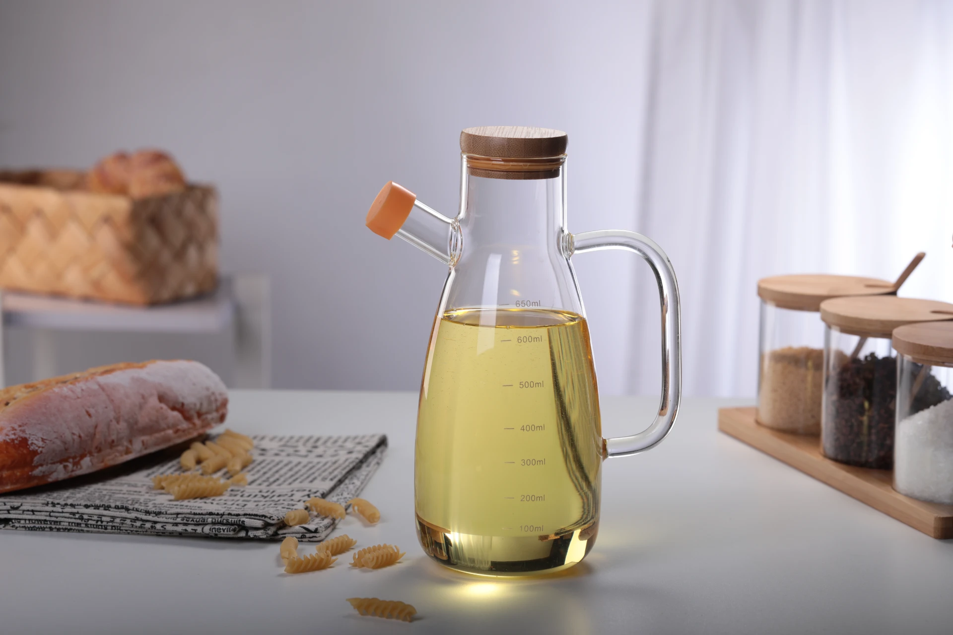 High Borosilicate Glass Oil Pot