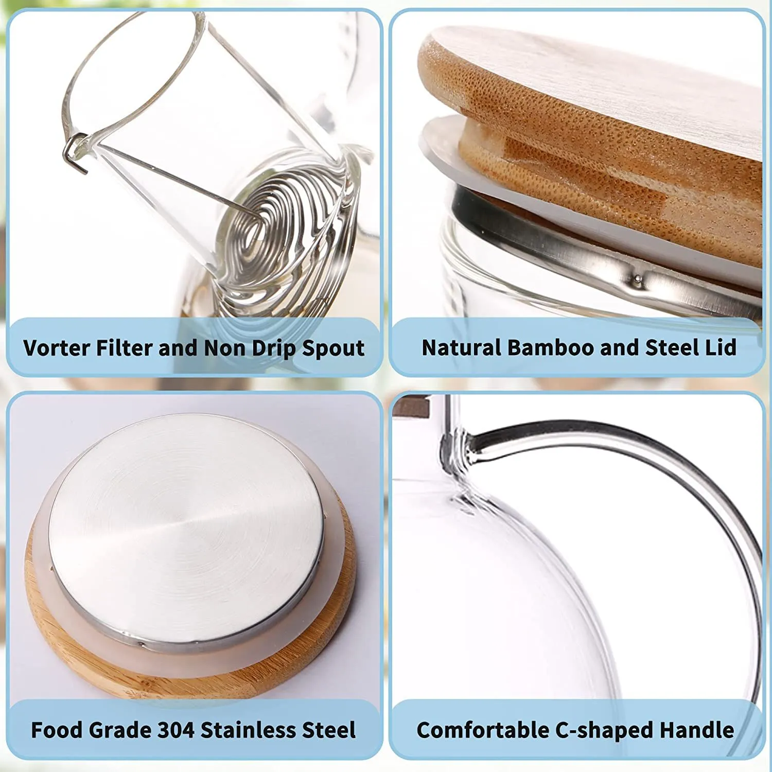 Read More About storage containers jars with airtight bamboo lid