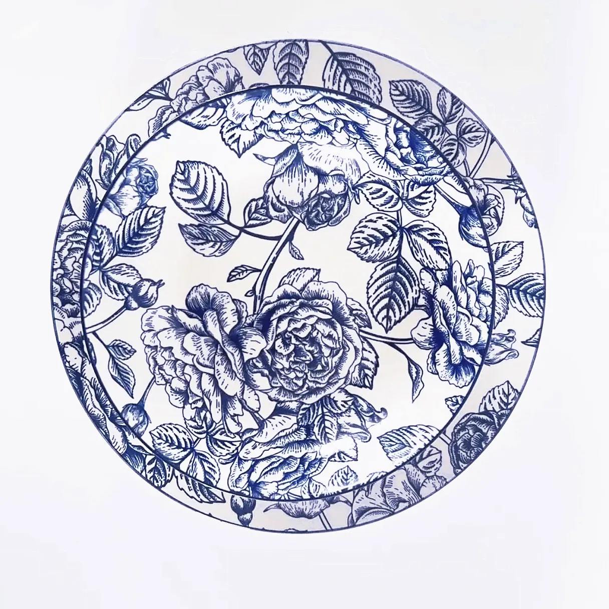 green ceramic dinner plates