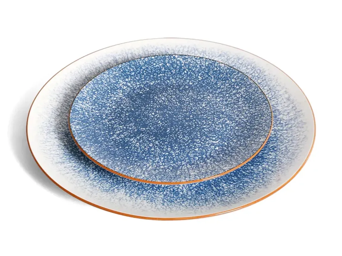 reactive glaze dinner set