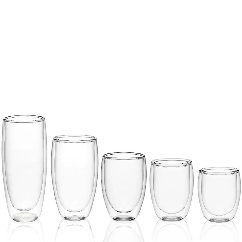 Coffee Mugs Glass Double Wall | Insulated & Elegant Barista Drinkware