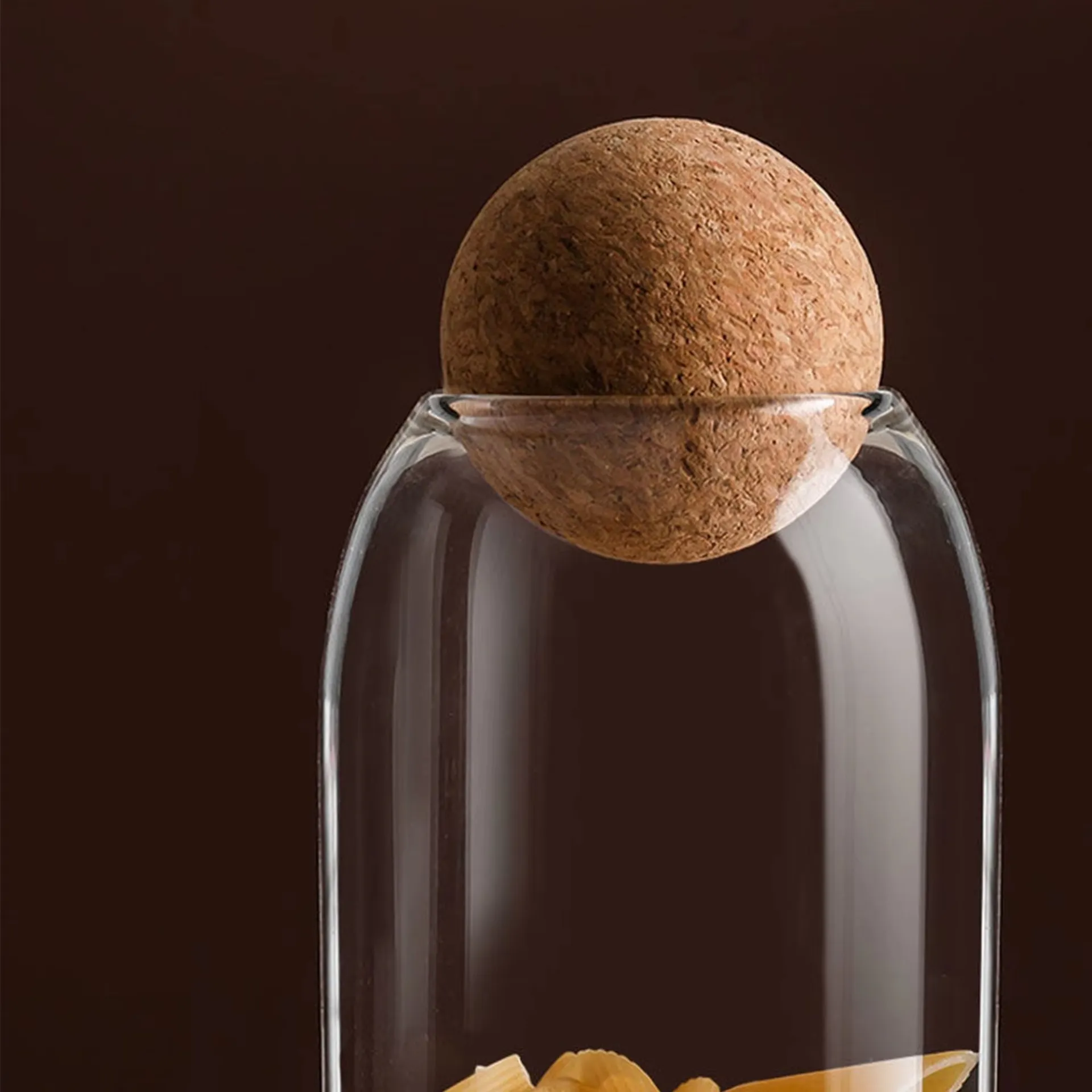 glass jar timber lid