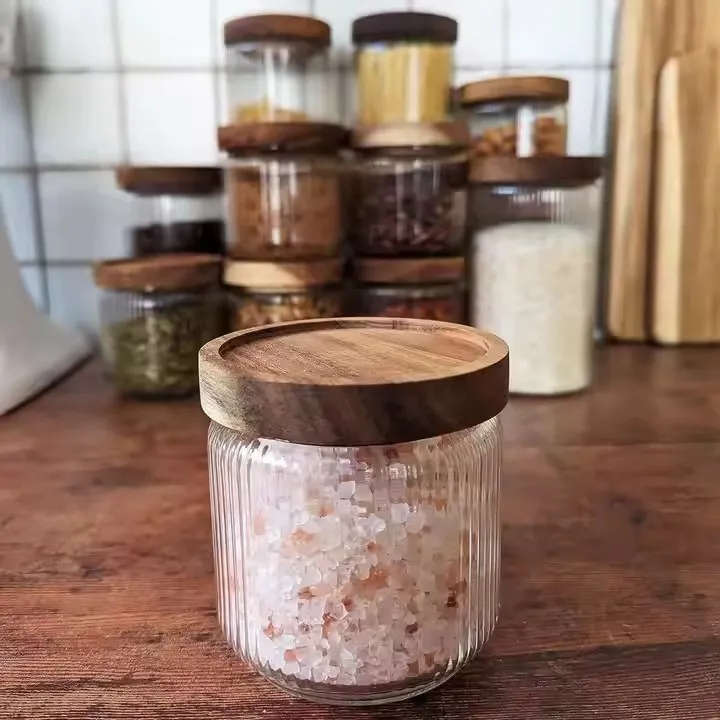 Read More About wood and glass jars