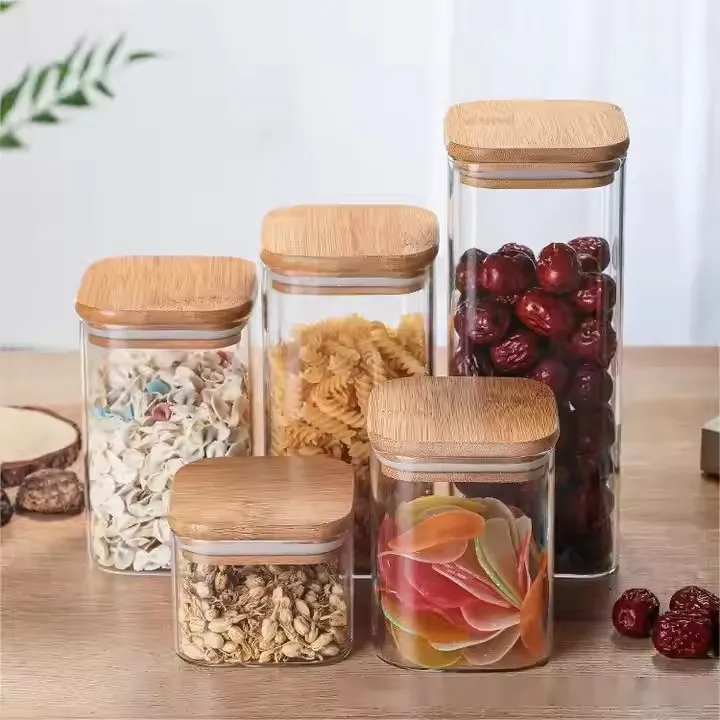 glass storage jar