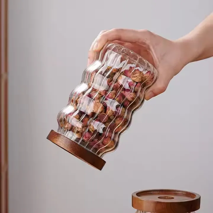 Read More About glass jars with wooden lids for spices