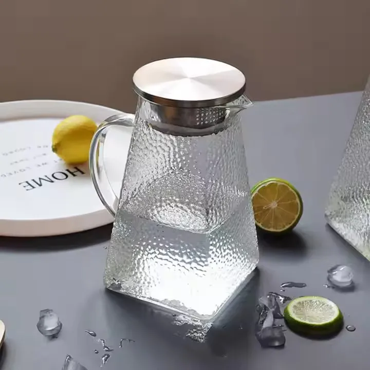 glass water pitcher lid