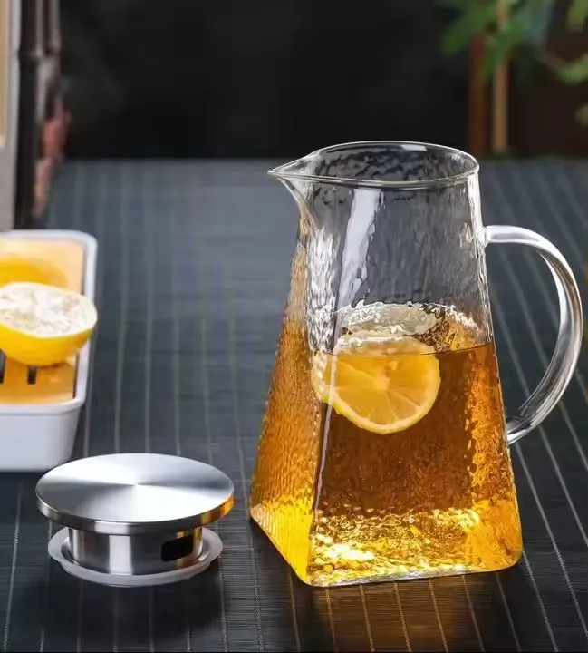 glass water pitcher