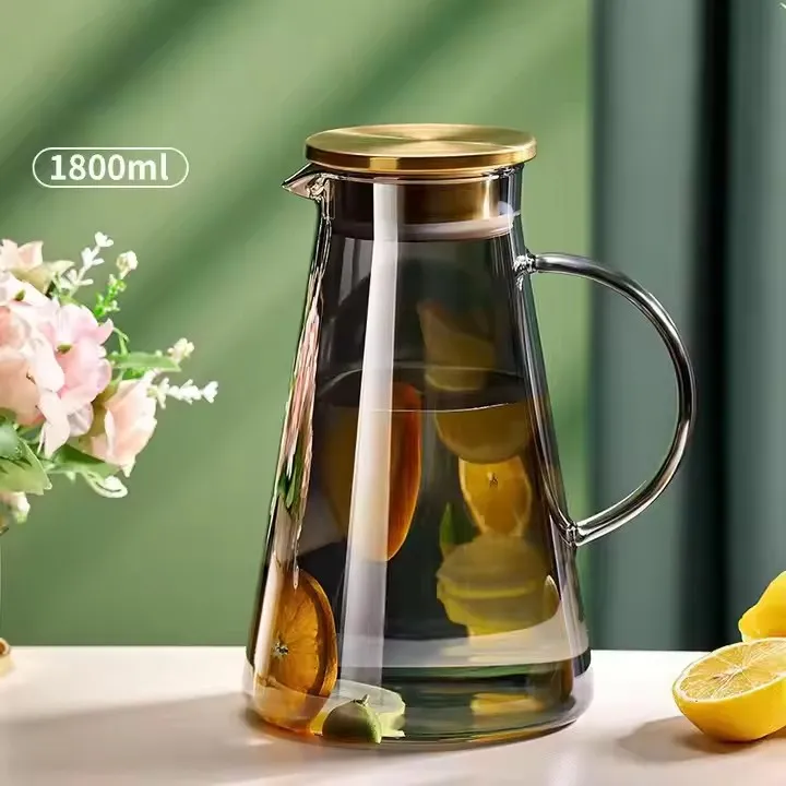 heat resistant glass pitcher