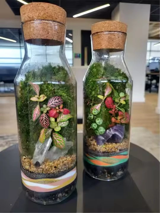 Modern Design Table Decoration Glass Jar