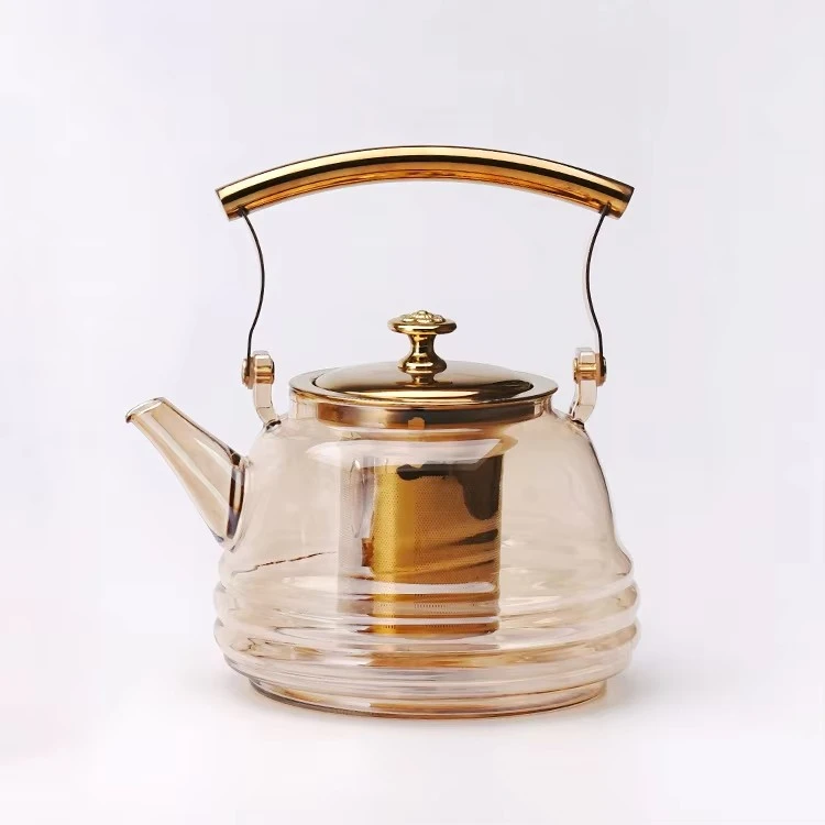 Amber Kettle With Cooper Handle Lifting Beam