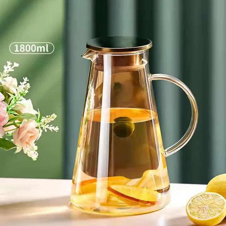heat resistant glass teapot