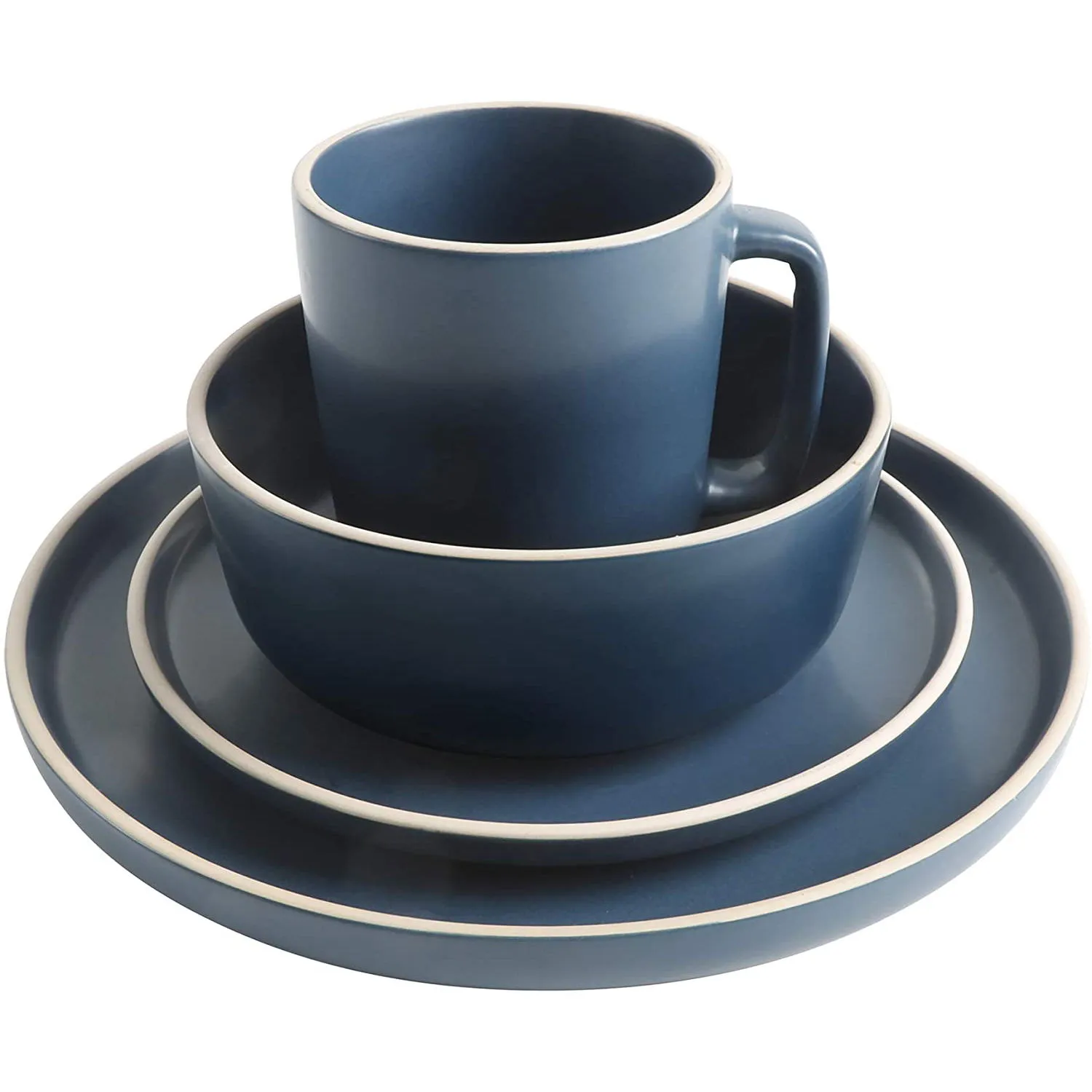 Solid Color Retro Glaze Stoneware Dinnerset