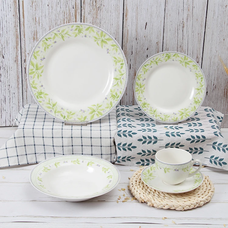 Forget-me-not flower pattern dinner set