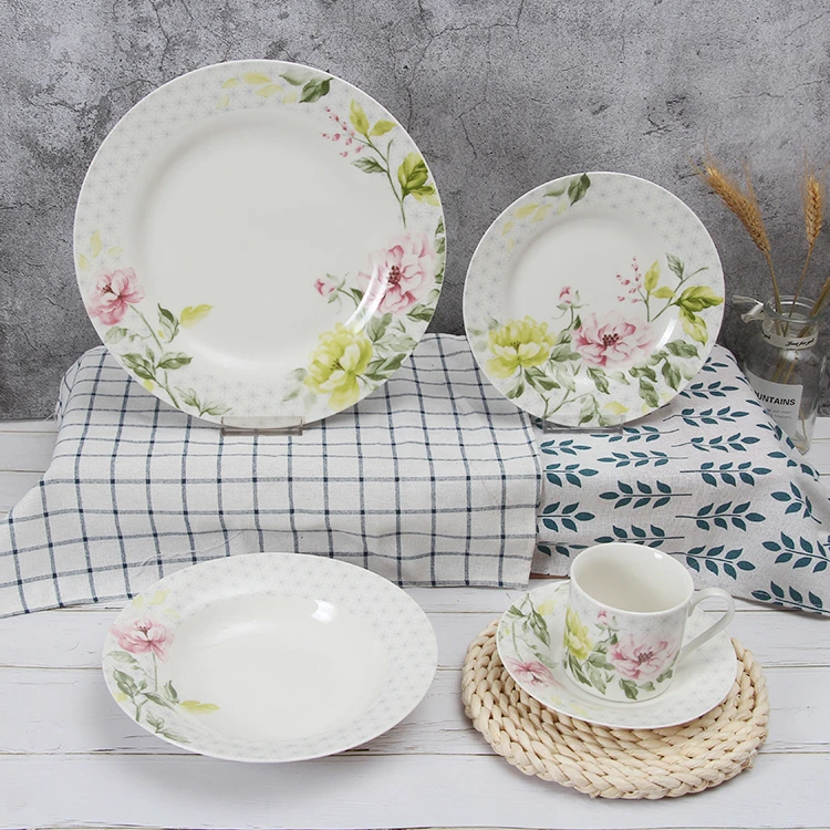 FLOWER PATTERN 18PCS 20PCS DINNER SET