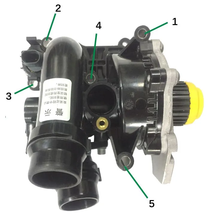 Do not use glue when installing the water pump!!!