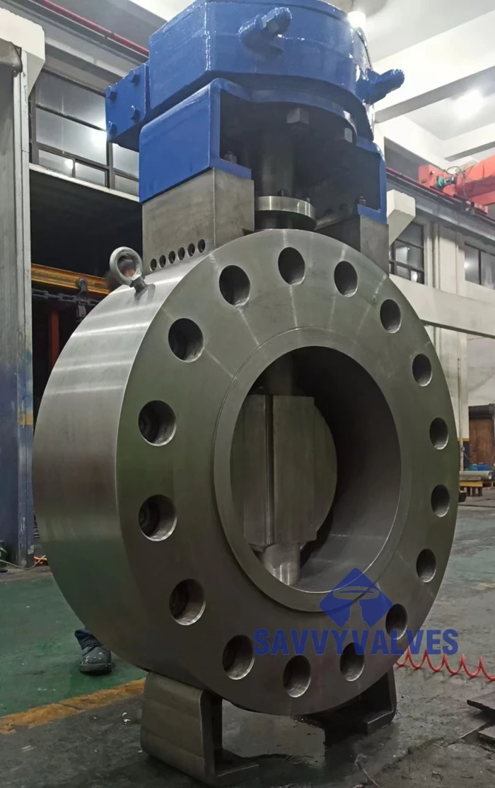SAVVY High temperature/ Thermal duty triple offset butterfly valve in forged steel