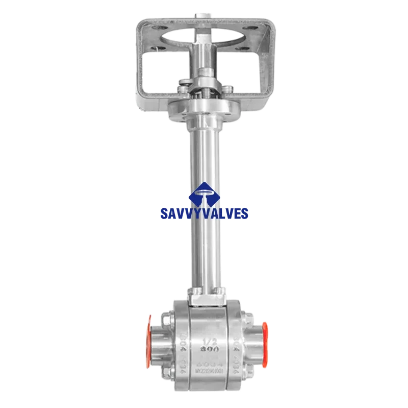 1/2″-800LB Cryogenic Floating Ball Valve Ready For Actuators