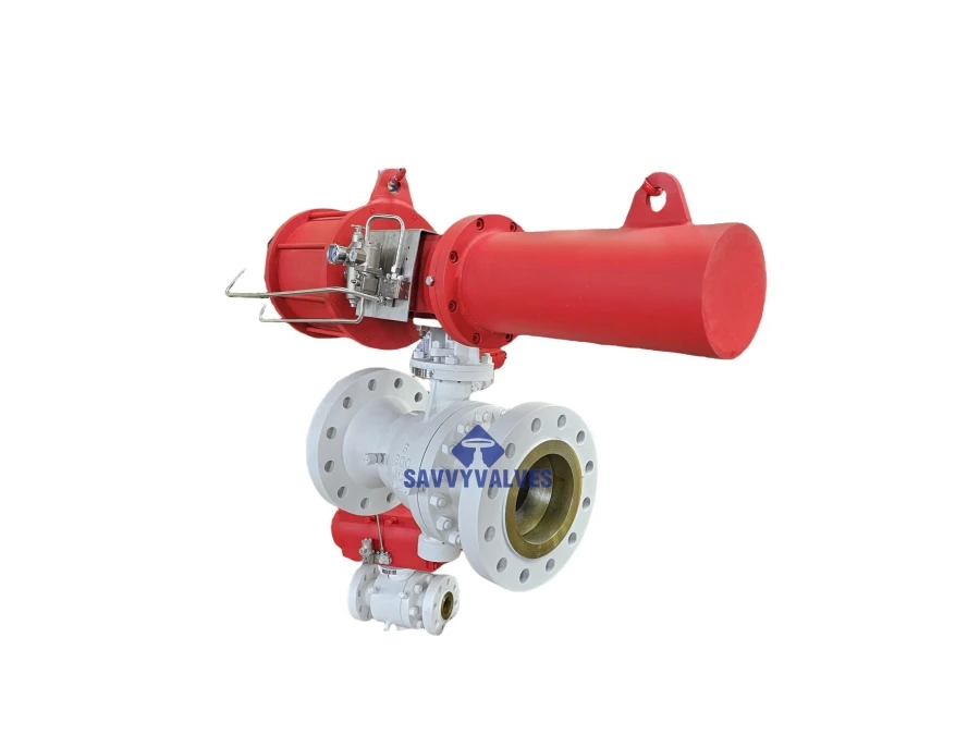 8″x6″ 600LB Emergency shut-down ball valve