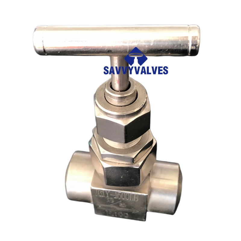 Monel Needle Globe Valve Butt Welded End