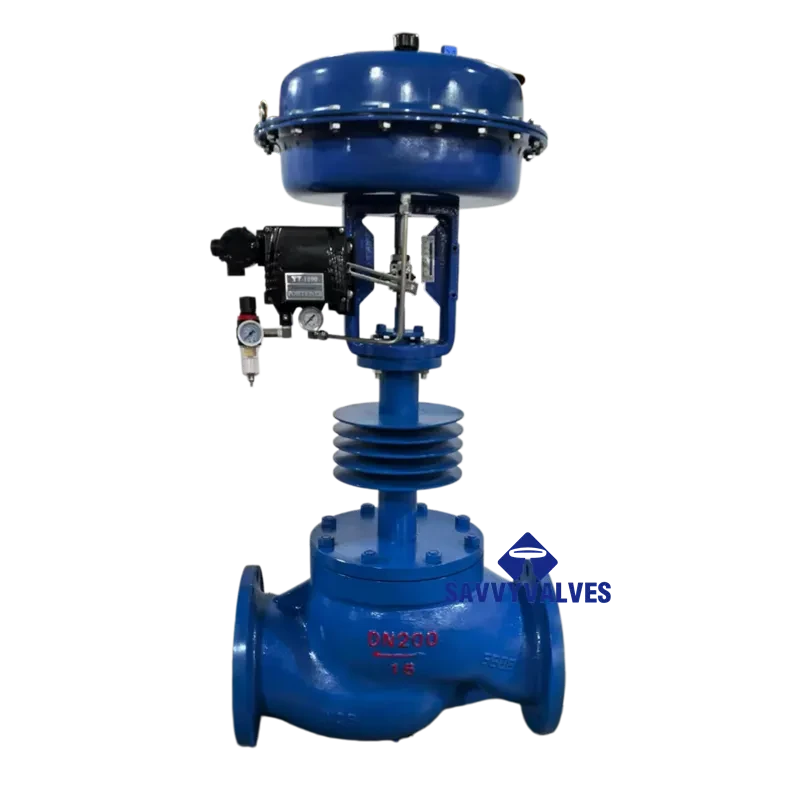 DN200-PN16-RF Diaphragm Pneumatic Actuated Control Valve