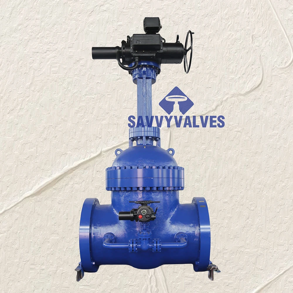 SAVVY 42″ 600lb Flexible Wedge Gate Valve, Bb, Os&Y,Rs. Motorised